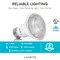 Luxrite PAR20 LED Light Bulbs 7W (50W Equivalent) 500LM 2700K Warm White Dimmable E26 Base 4-Pack LR31600-4PC - alternate 6
